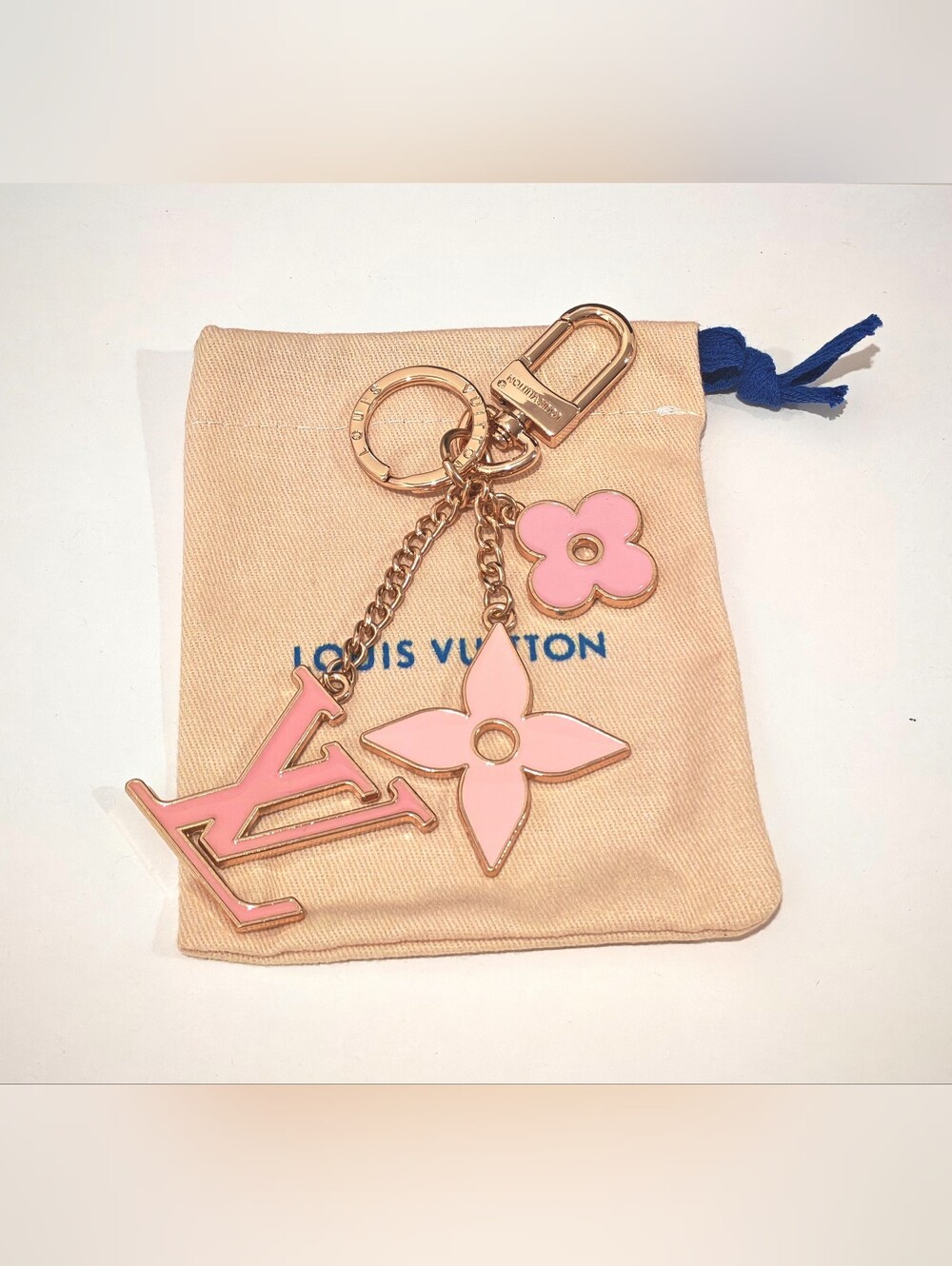 Louis Vuitton LV Logo Keychain
